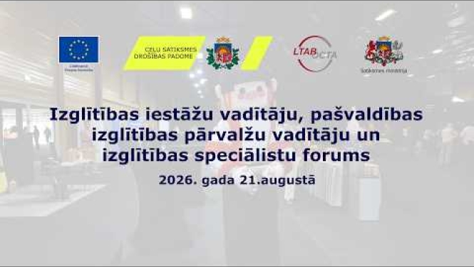 Asvalters viesojas Izglītības iestāžu, pārvalžu vadītāju un izglītības speciālistu forumā