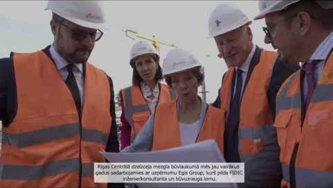 Francijas Republikas Eiropas un ārlietu ministre iepazīstas ar "Rail Baltica" projektu (2023)