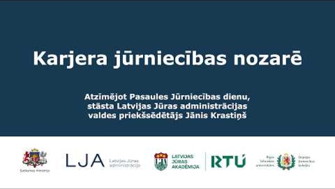 Karjera jūrniecības nozarē