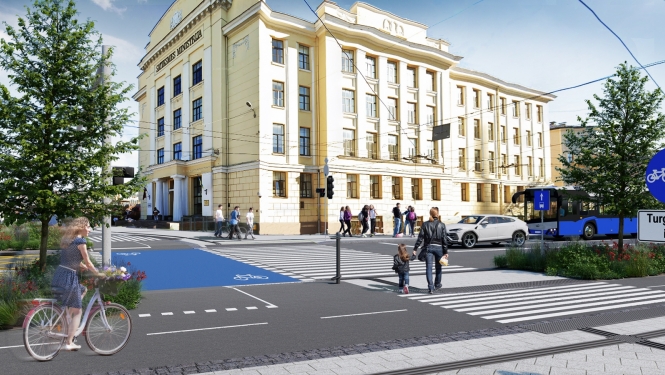 Atver satiksmei E. Benjamiņas ielu