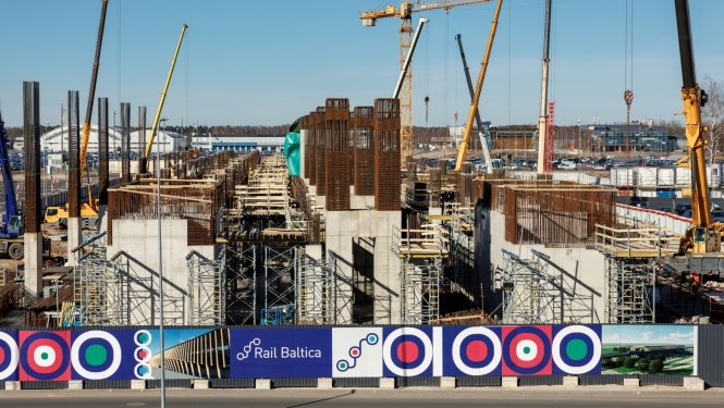 Rail Baltica stacija Rigas lidostā