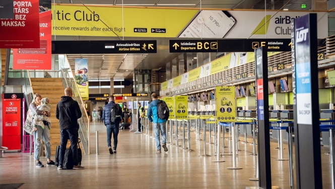 Lidostas Rīga check-in
