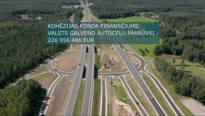 Īsi par ES fondu izlietojumu autoceļiem