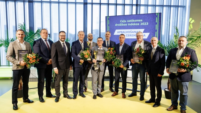Godinātas ceļu satiksmei drošākās pašvaldības 2023. gadā