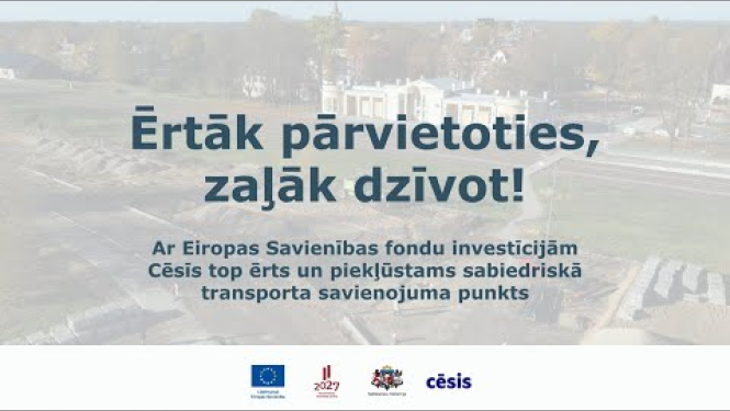 Top mobilitātes punkts - Stacija 2.0 Cēsīs