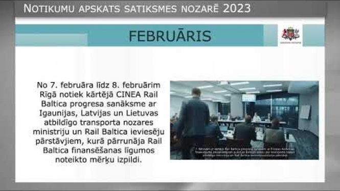 2023. gada 1. ceturksnis satiksmes nozarē