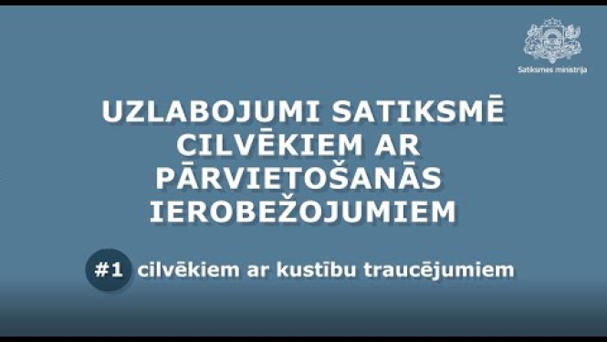 Uzlabojumi satiksmē cilvēkiem ar pārvietošanās ierobežojumiem #1