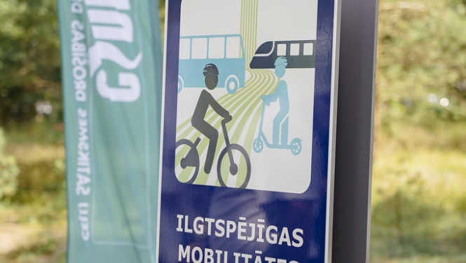 Ilgtspējīgas mobilitātes pietura sporta un jaunatnes festivālā “Artišoks” (03.08.2024.)