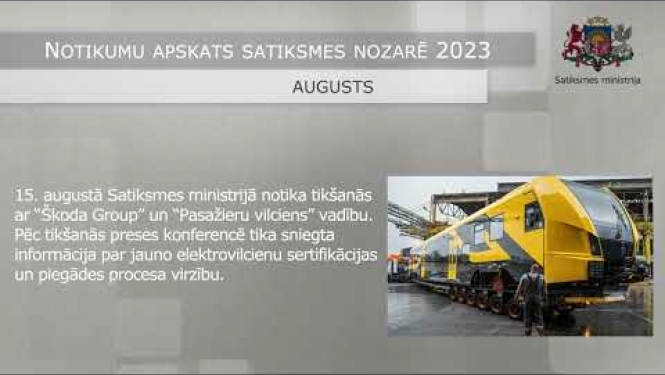 2023. gada 3. ceturksnis satiksmes nozarē