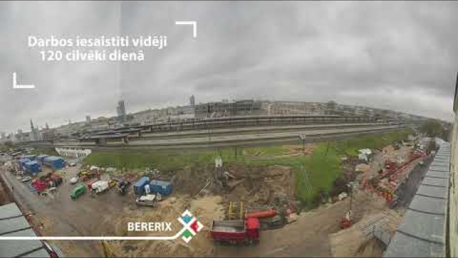 Pirmie seši mēneši #RailBaltica Rīgas Centrālā mezgla būvniecībā