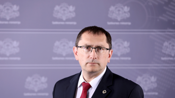 Satiksmes ministrs Tālis Linkaits