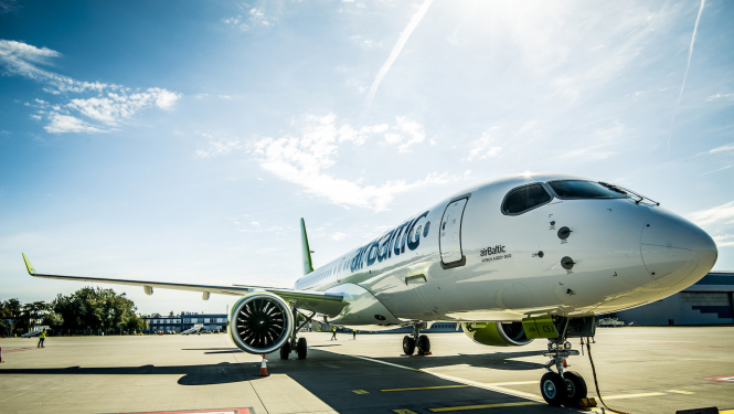 airbaltic, aviācija