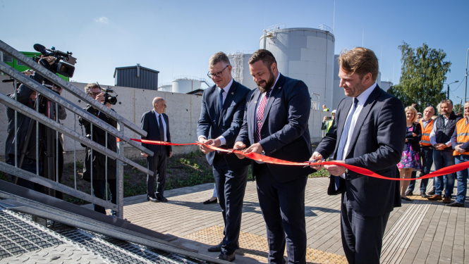 Ezera ielas gājēju tikta atklāšana