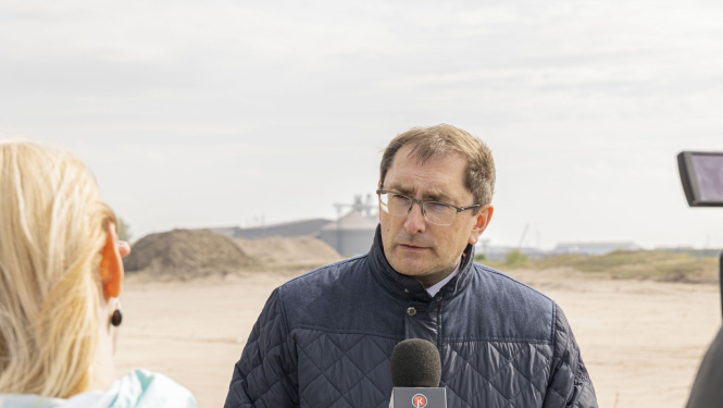 Satiksmes ministrs Tālis Linkaits