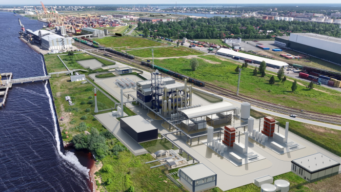 rigas osta 3d vizualizacija