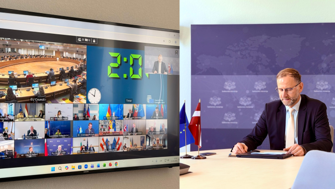 satiksmes ministrs Atis Švinka piedalās Eiropas Savienībastransporta ministru neformālajā videokonferencē