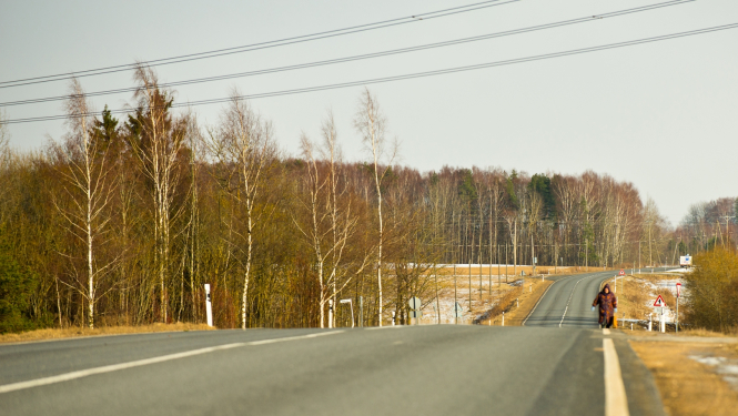 autoceļš pavasarī