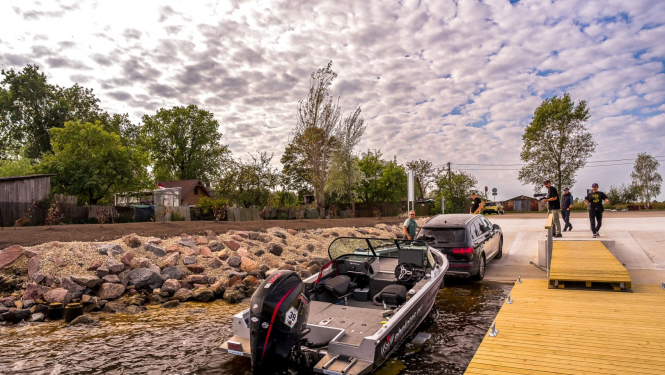 Rīgas brīvosta izbūvējusi publisku laivu nolaišanas vietu Voleros