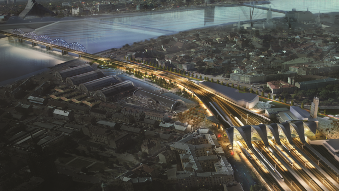 Rīga Centrālās stacijas vizuālizācija