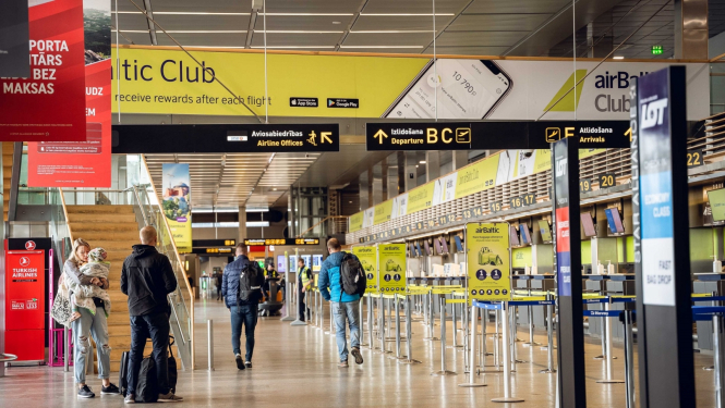 Lidostas Rīga check-in