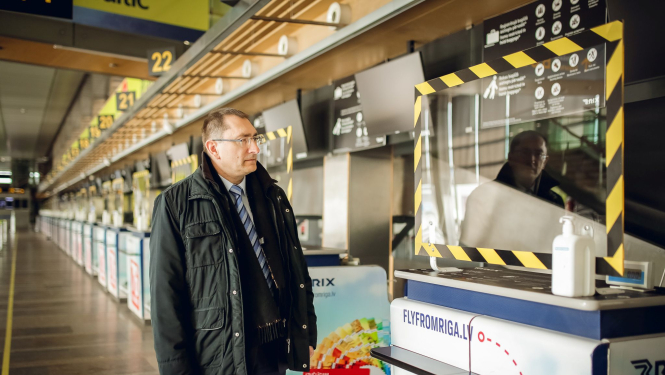 satiksmes ministrs, RIX, Rīgas lidosta