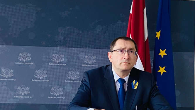 Satiksmes ministrs Tālis Linkaits