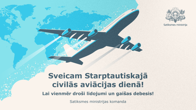 Sveicam Starptautiskajā civilās aviācijas dienā!
