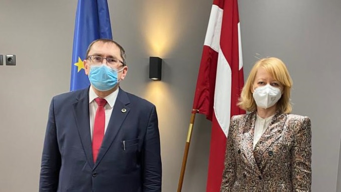 Satiksmes ministrs un Valsts vides dienesta vadītāja