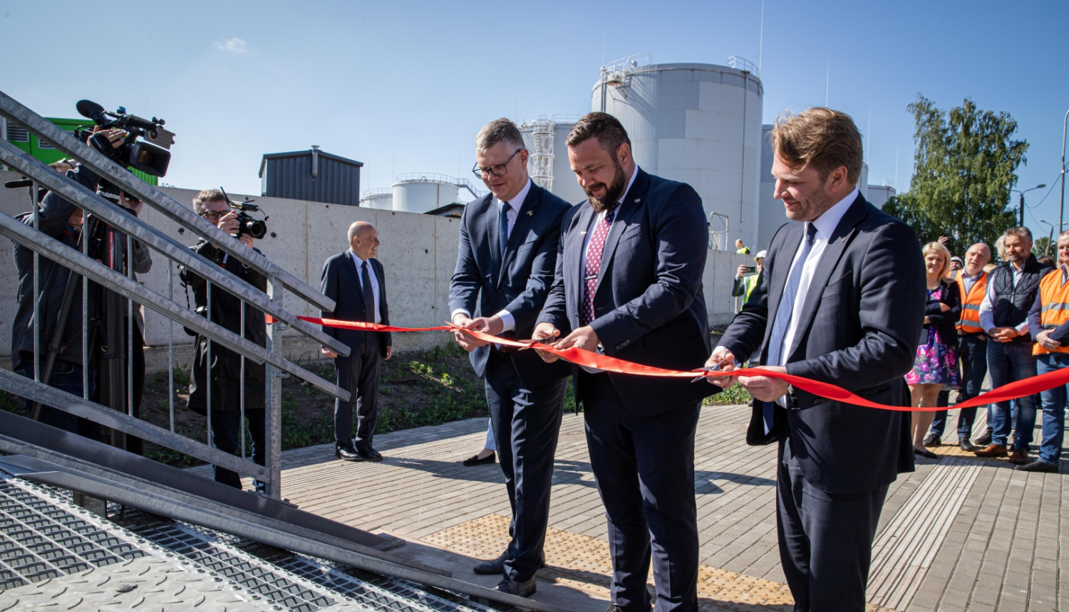 Ezera ielas gājēju tikta atklāšana