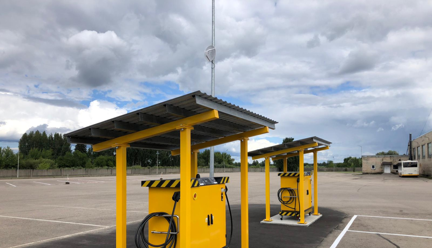 elektro uzlāde autobusiem