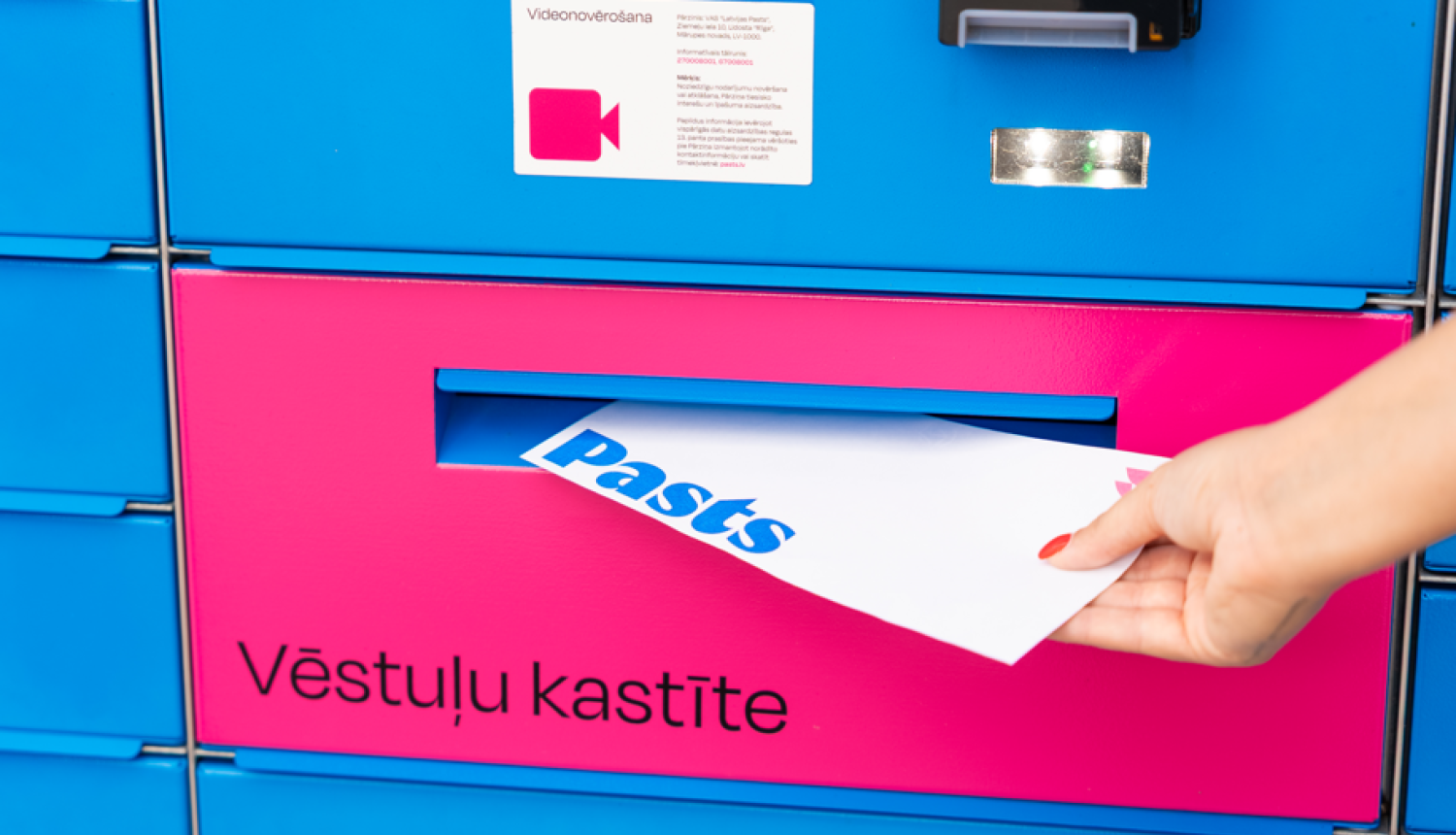 pasts latvijas pasts vestule kaste sutijums