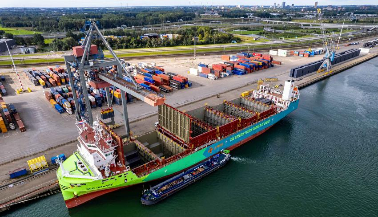 Atklās pirmo zaļo konteinerkravu pārvadājumu maršrutu no Rīgas ostas