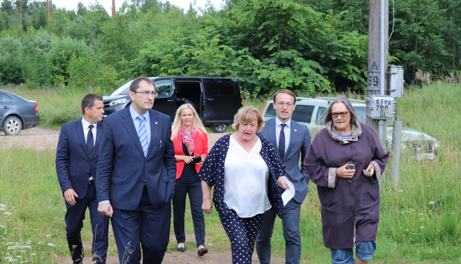 Satiksmes ministrs Tālis Linkaits reģionālajā vizītē Vidzemē