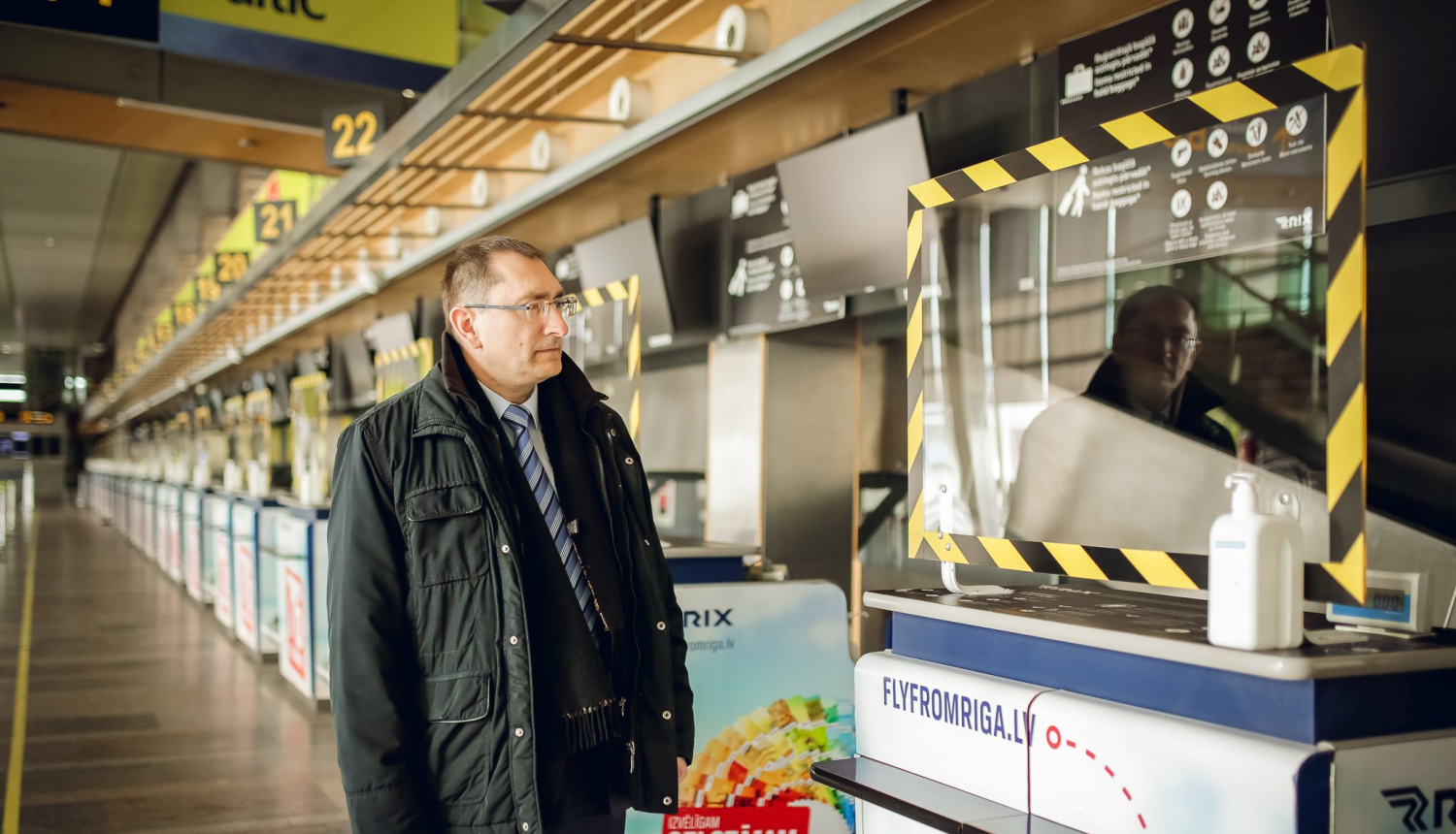 satiksmes ministrs, RIX, Rīgas lidosta