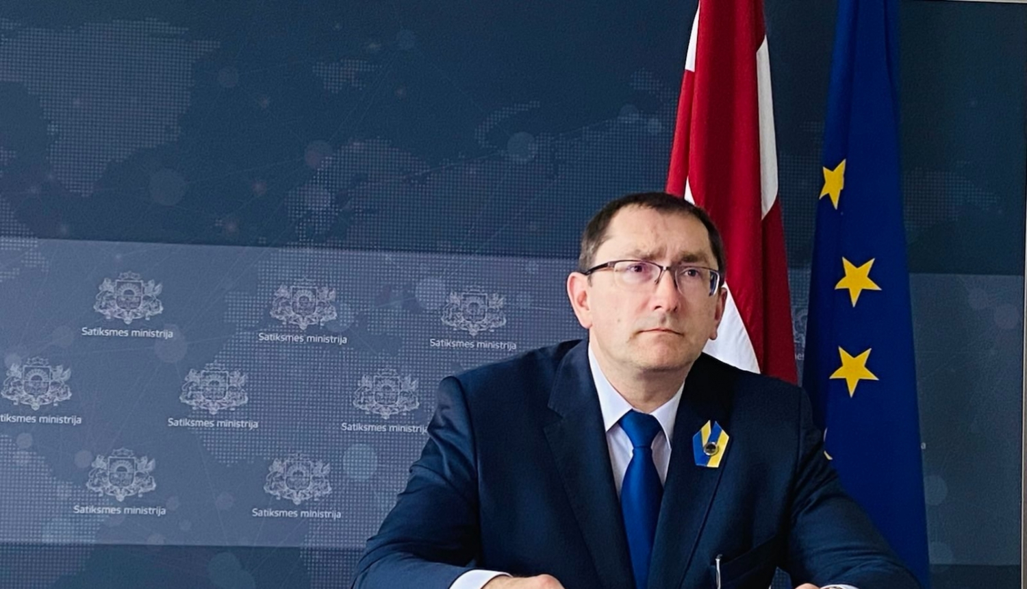 Satiksmes ministrs Tālis Linkaits