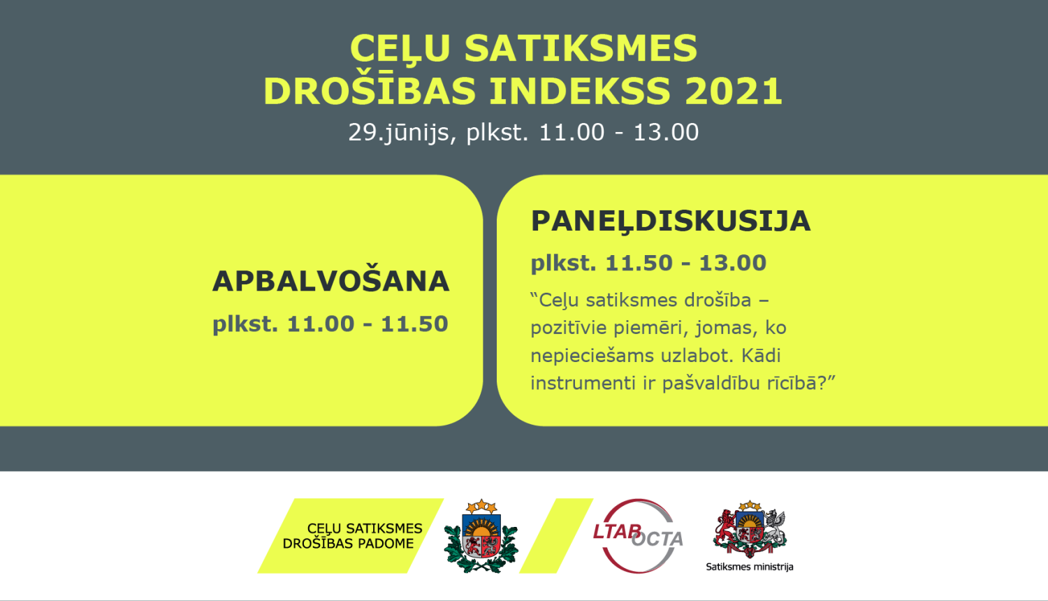 Ceļu satiksmes drošības indekss 2021