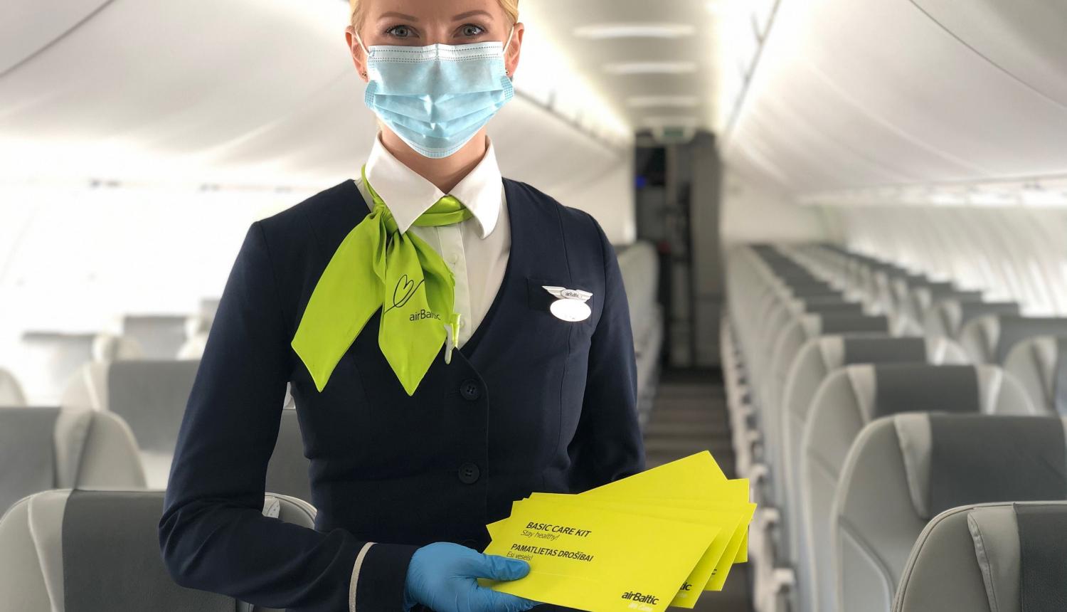 AirBaltic, veselības drošība, lidojumi uz Tallinu, Viļņu