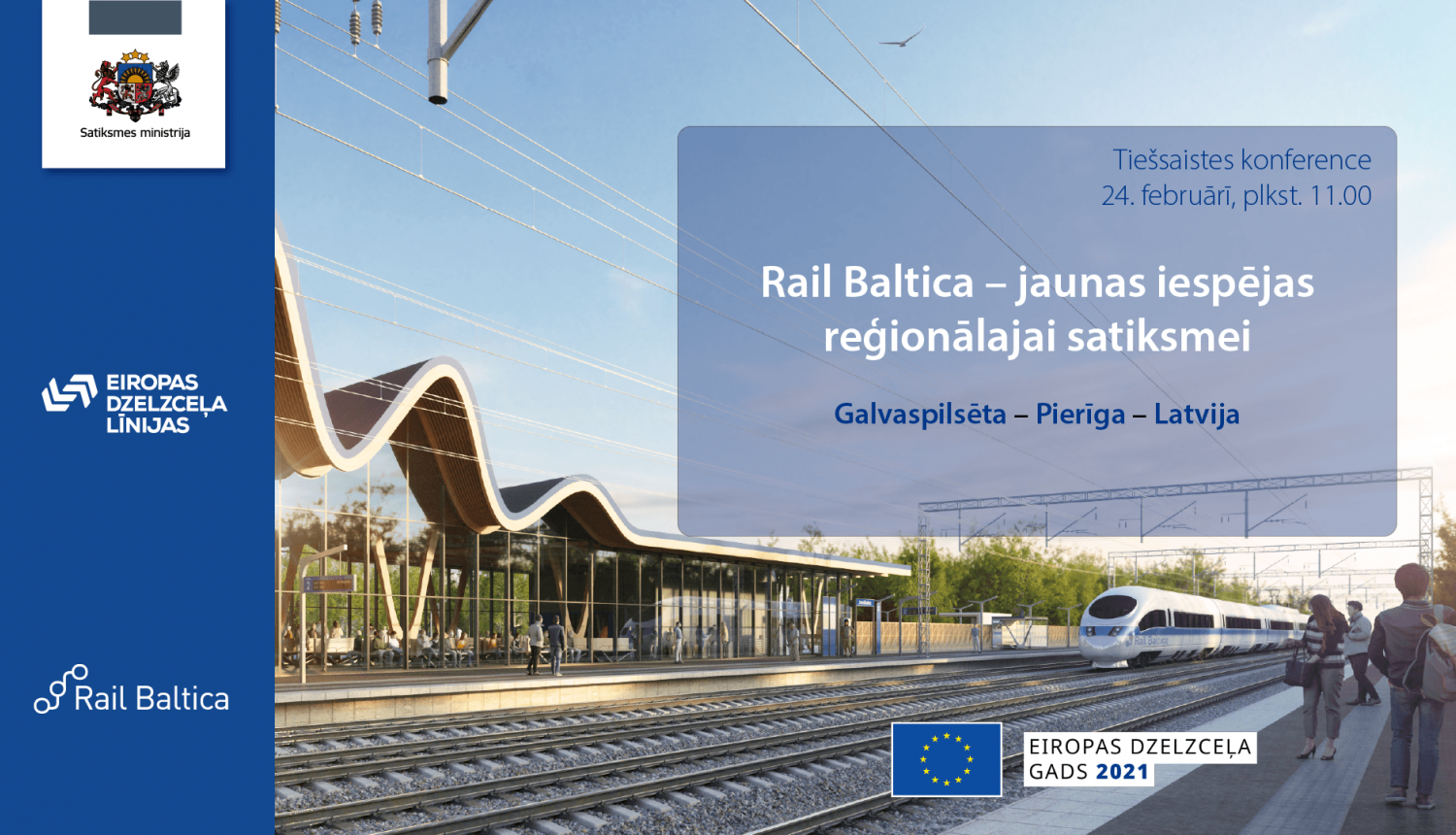 Rail Baltica tiešsaistes konference
