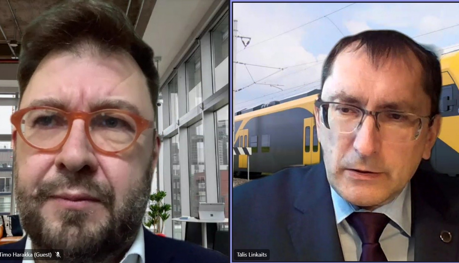 Polijas transporta ministrs un Latvijas satiksmes ministrs tiešsaistes sarunā