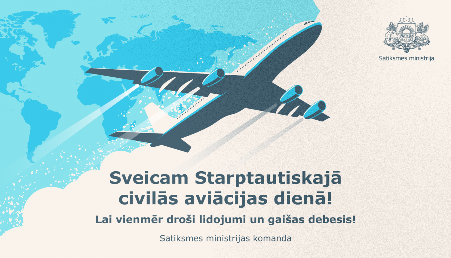 Sveicam Starptautiskajā civilās aviācijas dienā!