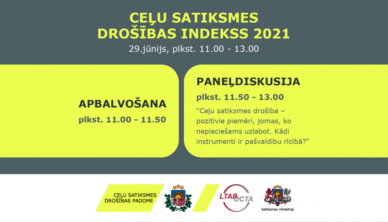 Ceļu satiksmes drošības indekss 2021